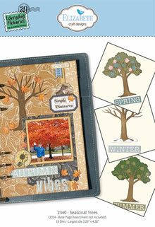 Elizabeth Craft Designs Everyday Memories Seasonal Trees Die Set - 15 Dies