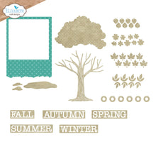 Elizabeth Craft Designs Everyday Memories Seasonal Trees Die Set - 15 Dies