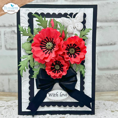 Elizabeth Craft Designs Bloom Wildly Wild Poppy Die Set