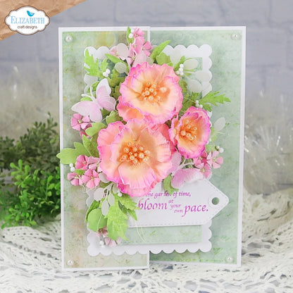 Elizabeth Craft Designs Bloom Wildly Wild Poppy Die Set