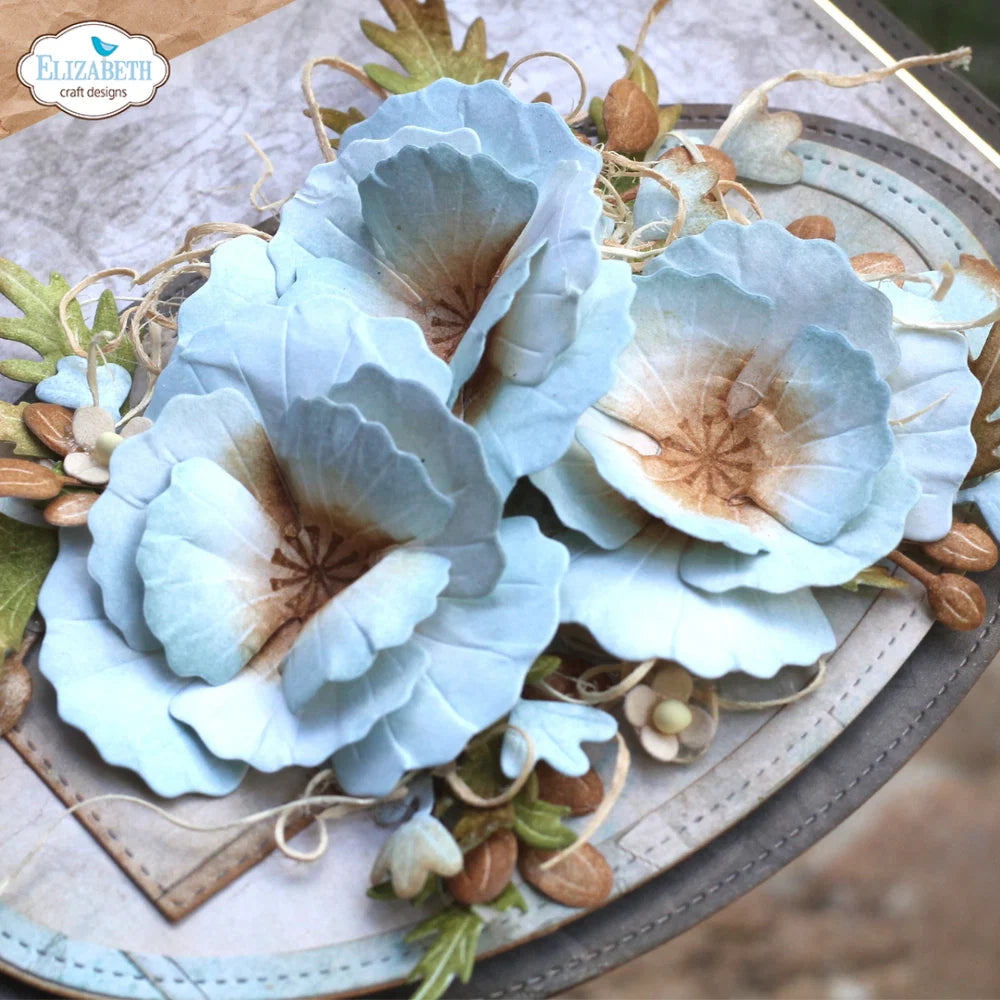 Elizabeth Craft Designs Bloom Wildly Wild Poppy Die Set