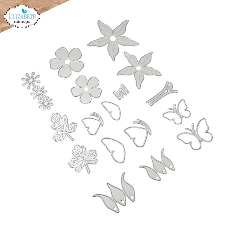 Elizabeth Craft Designs Bloom Wildly Columbine Die Set