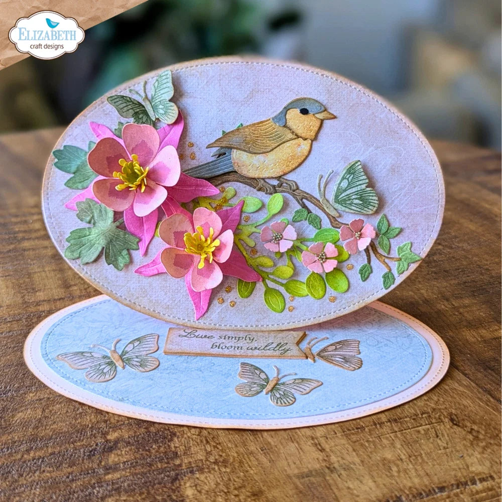 Elizabeth Craft Designs Bloom Wildly Columbine Die Set