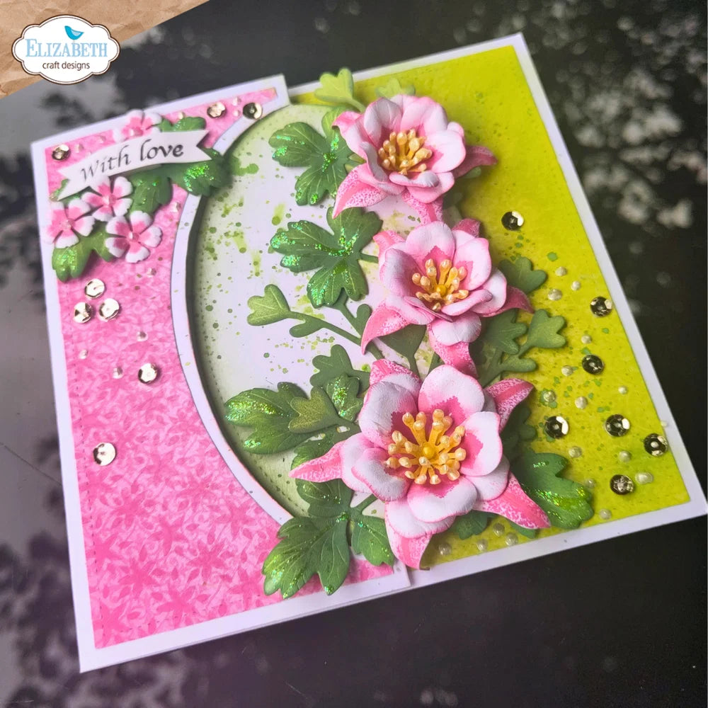Elizabeth Craft Designs Bloom Wildly Columbine Die Set