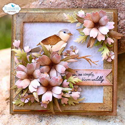 Elizabeth Craft Designs Bloom Wildly Sparrow Die Set