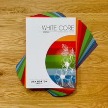 Lisa Horton Crafts Pack of 48 Sheets of White Core Winter Cardstock - 250GSM