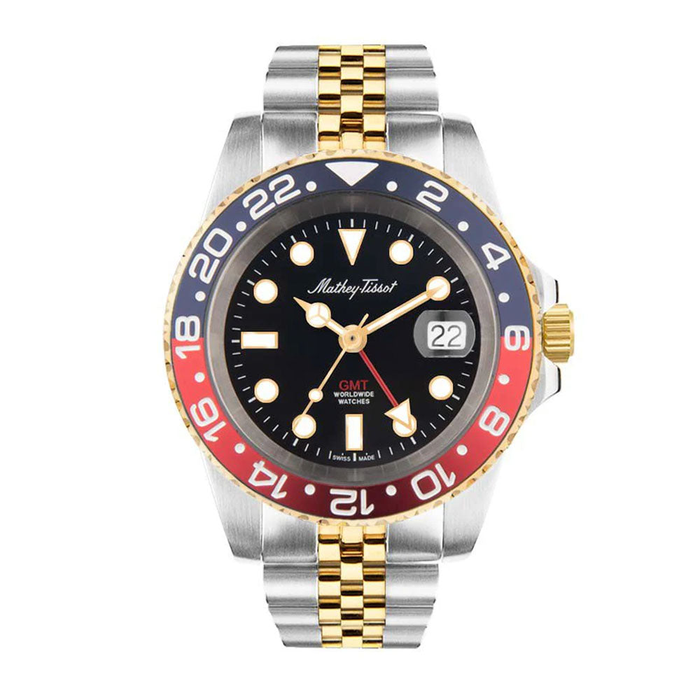 Mathey Tissot GMT H903BBR Watch