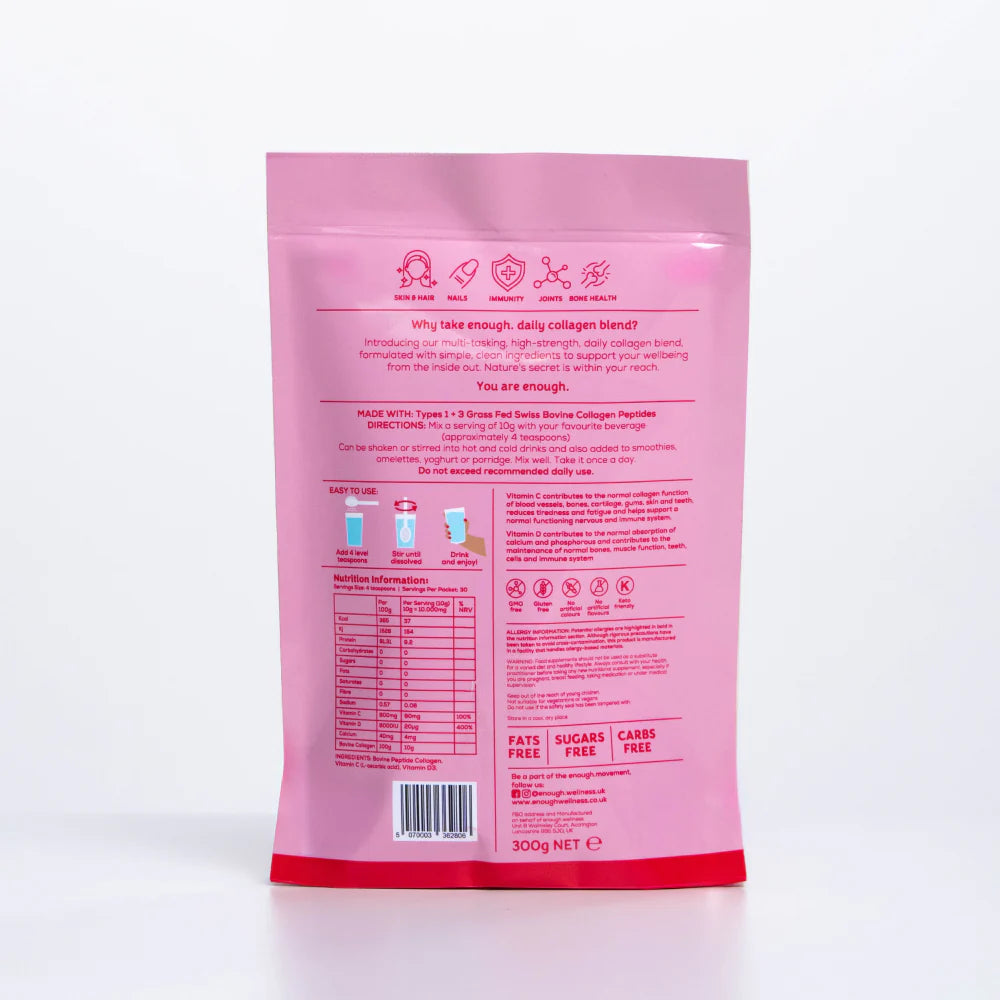 Enough Collagen Powder - 10,000mg - 1 Month Supply