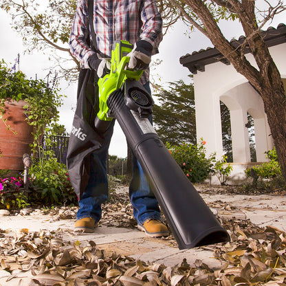 Greenworks 40V DigiPro Blower & Vacuum Kit – Two 2Ah Batteries – product detail or in-use view