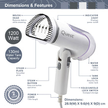 Quest Folding Garment Steamer