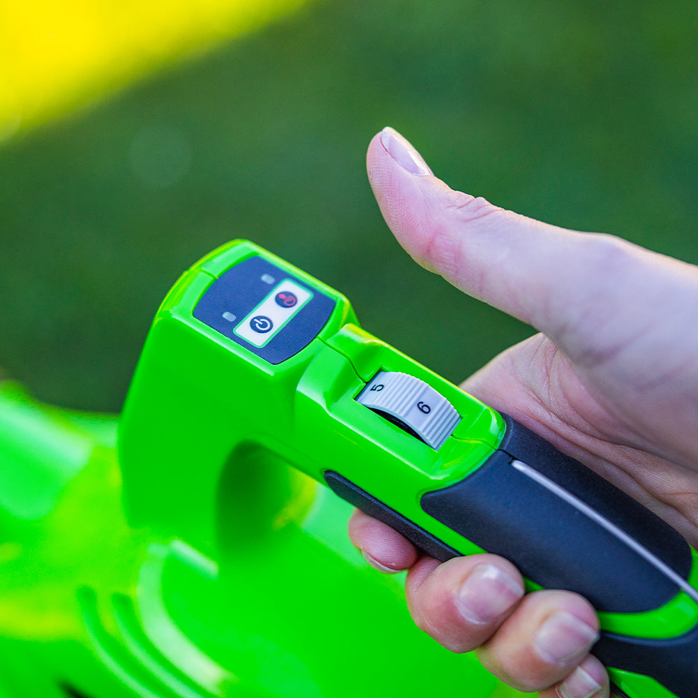 Greenworks 40V DigiPro Blower & Vacuum Kit – Two 2Ah Batteries – product detail or in-use view