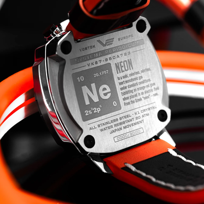 Vostok-Europe Systema Periodicum Neon VK67-650A723 Watch