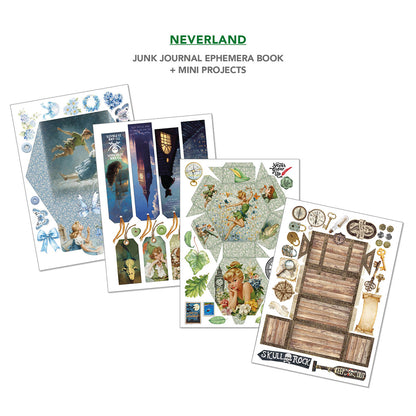 Ciao Bella Neverland & Yellowstone Junk Journal and Ephemera A4 Book Set