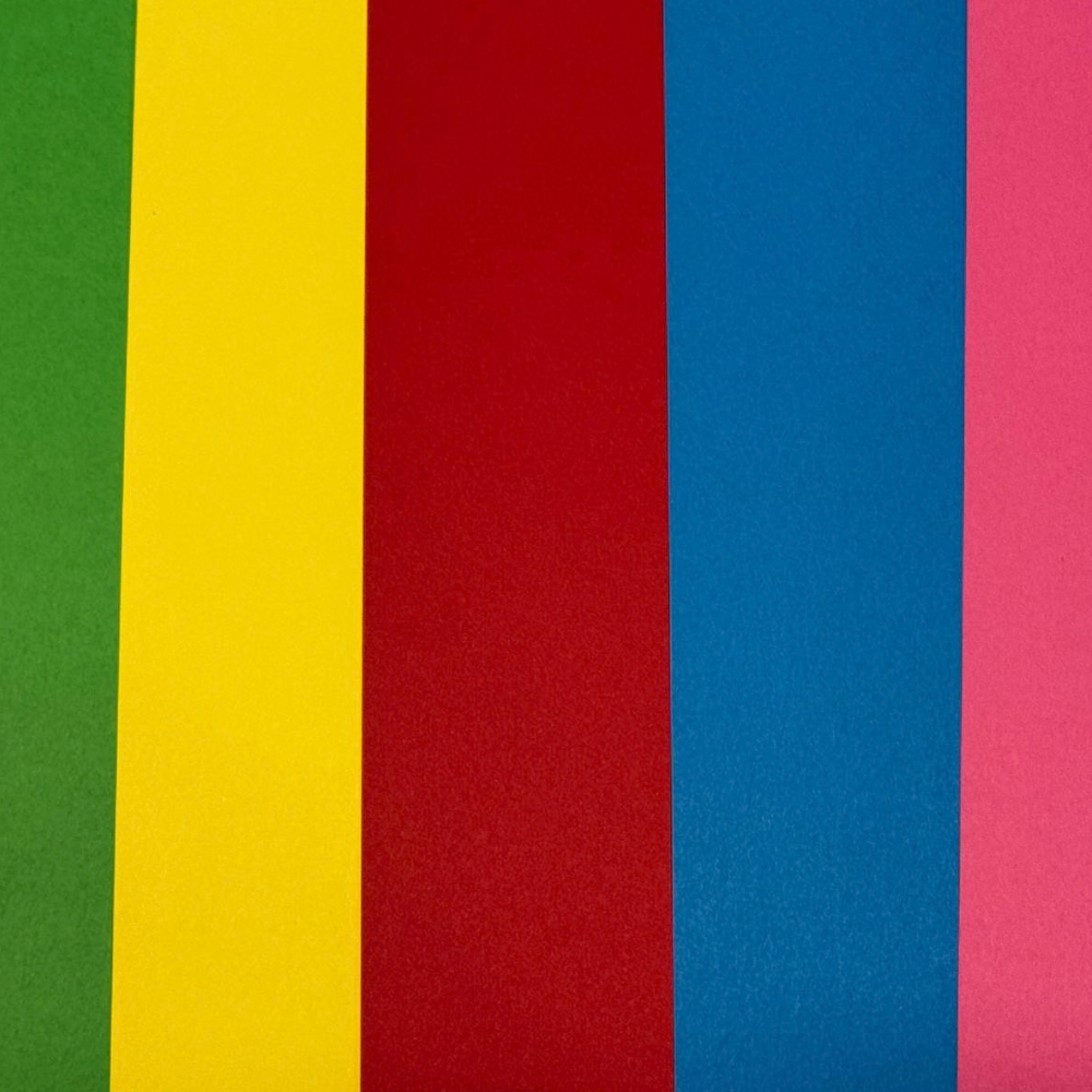 Dalton Manor Solid Core Bright Coloured 210gsm Cardstock  - 50 x A4 Sheets