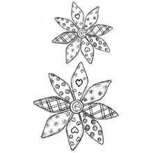 Stamp Addicts Penny's Petals 2 x Cling Mounted Rubber Stamps