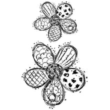 Stamp Addicts Fifi's Flowers 2 x Cling Mounted Rubber Stamps