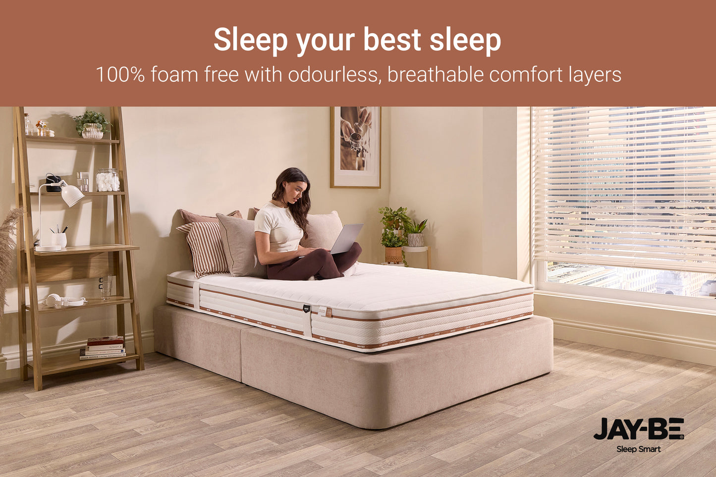 Jay-Be Ryze 800 Pocket Sprung UK Made Double Mattress