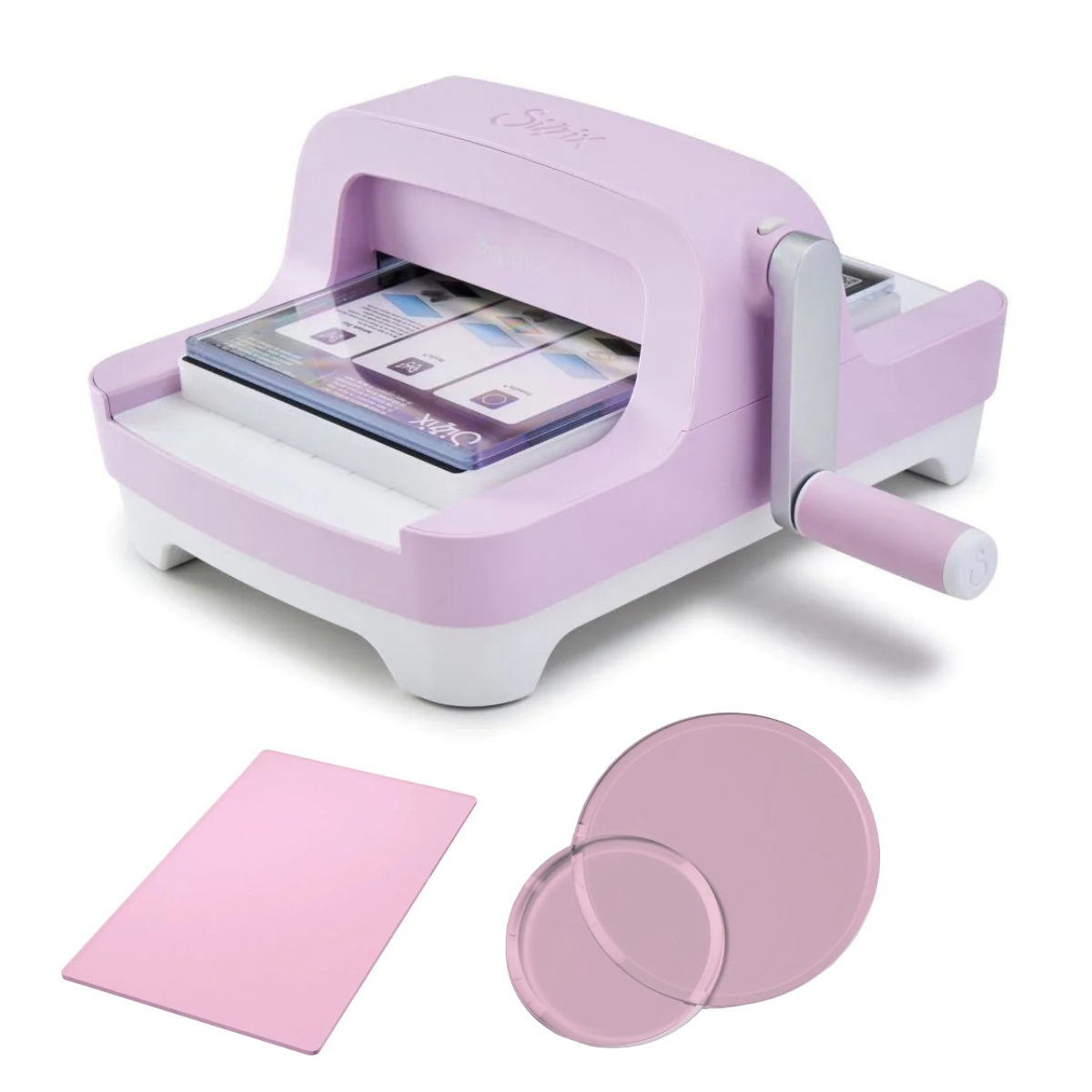 New! Sizzix Big Shot Lilac Machine with Cutting Pads Bundle