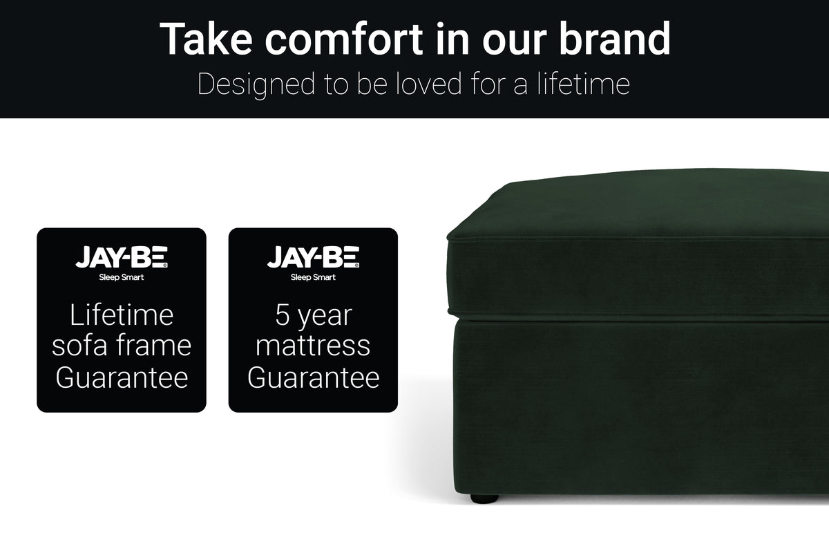 Jay-Be Footstool Bed with Wool-Topped Mattress