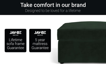 Jay-Be Footstool Bed with Wool-Topped Mattress
