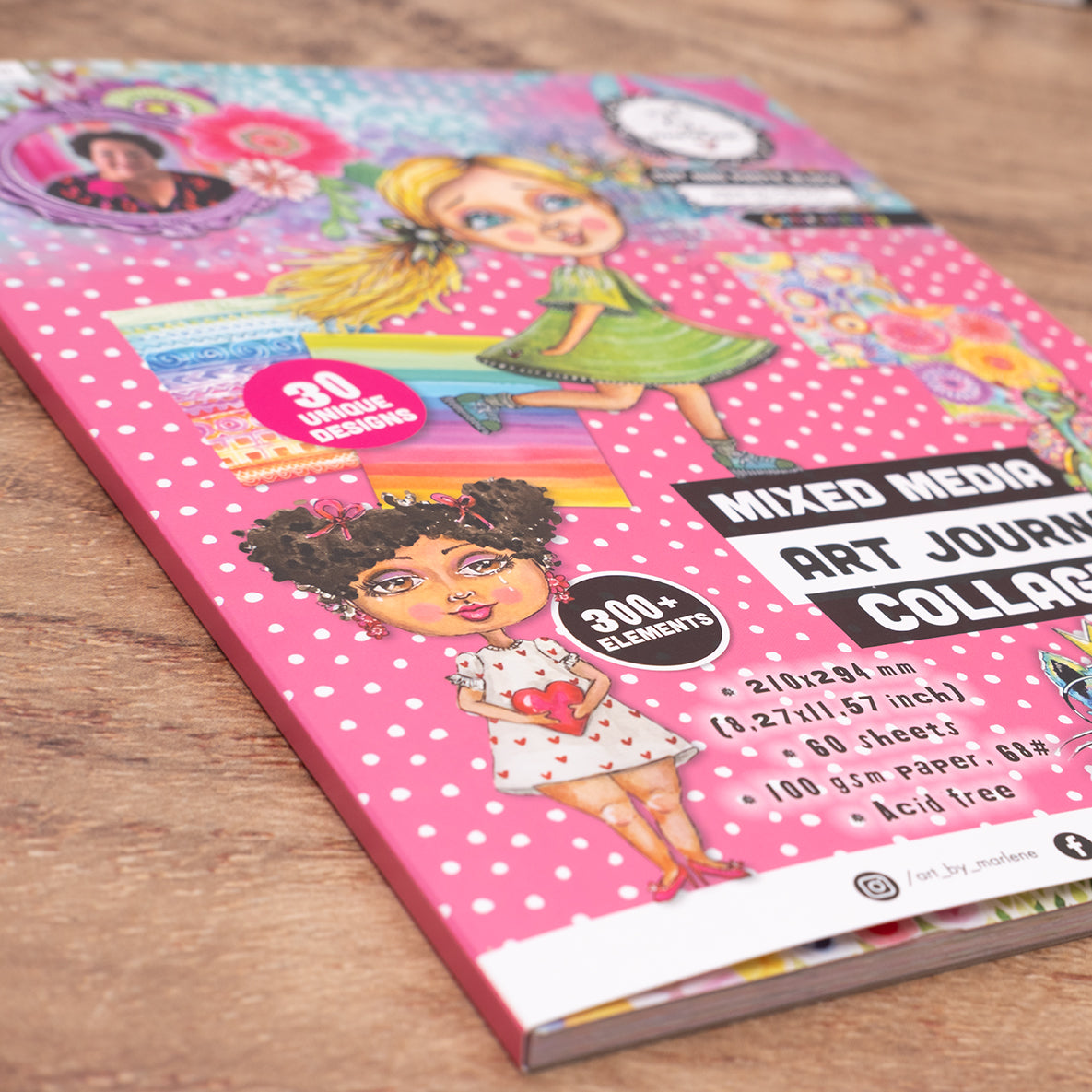 Studio Light Art By Marlene Collage Paper April 2026 Bundle | Color-happy A5 & A4 Paper Pads