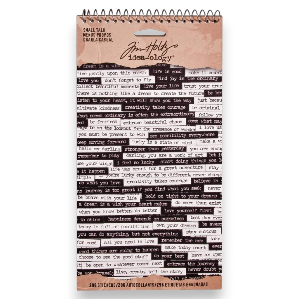 Tim Holtz Idea-ology Small Talk Stickers