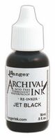 Ranger Archival Jet Black Ink Pad & Reinker