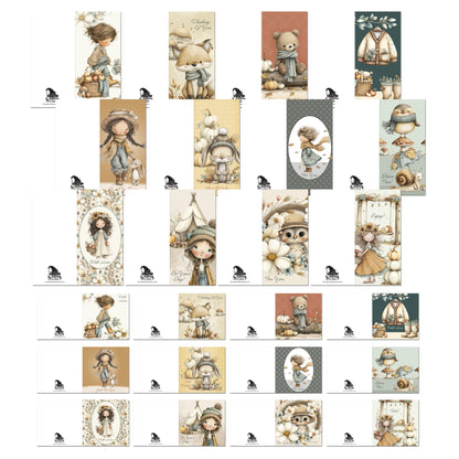 The Crafty Witches Ready Made Cards A Song for Autumn Digital Collection