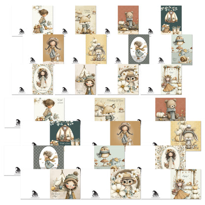 The Crafty Witches Ready Made Cards A Song for Autumn Digital Collection