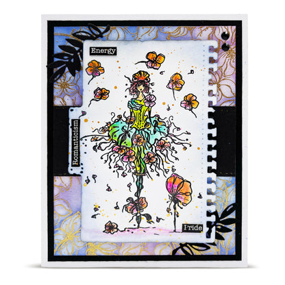 AALL & Create Whispers of Form Soizic Stamps Bundle | 6 Stamp Set Collection #TP-1398 to #TP-1403