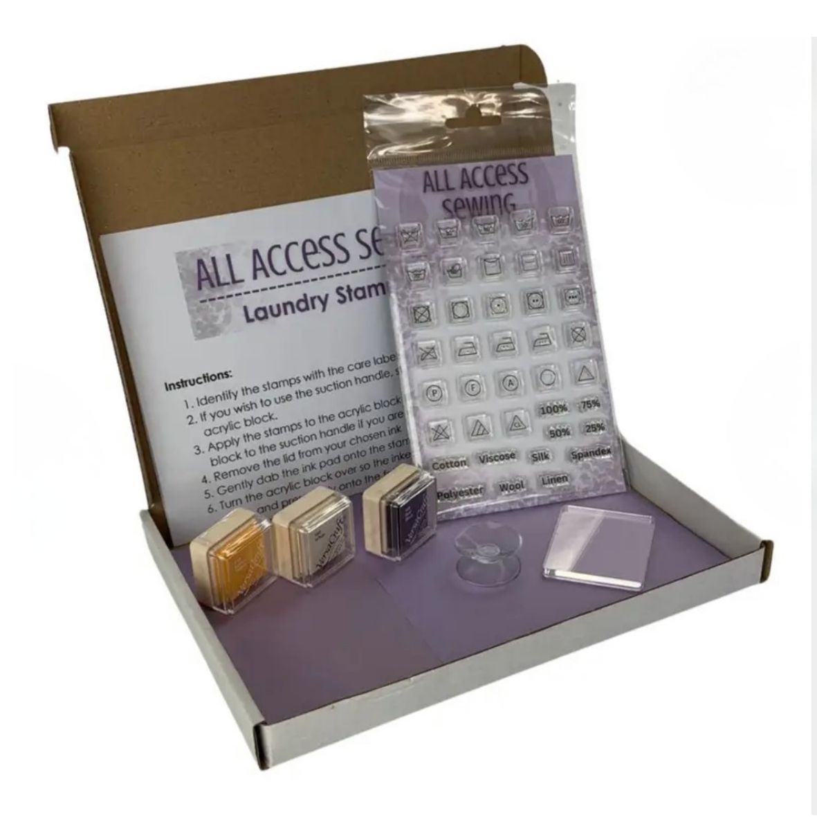 All Access Sewing Laundry Stamp Kit