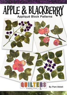Quilter's Trading Post Apple & Blackberry Applique Blocks Pattern