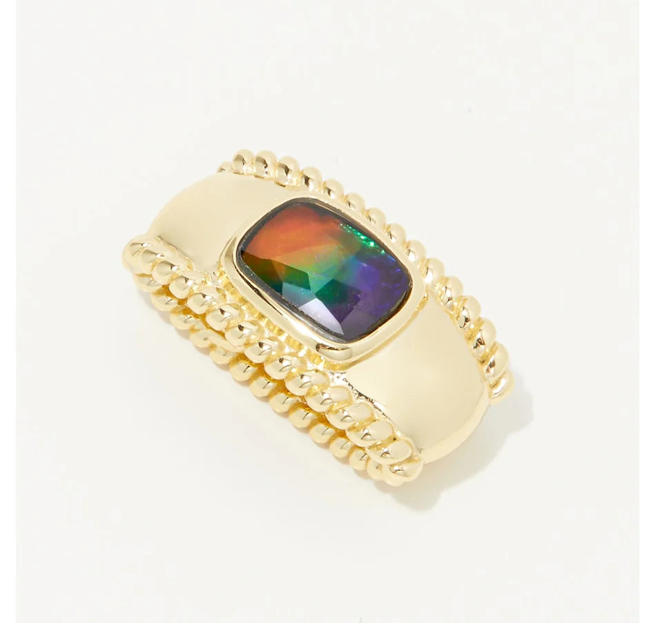 Canadian Ammolite Gems by Kenneth Bradley ‘Ariana’ Pendant