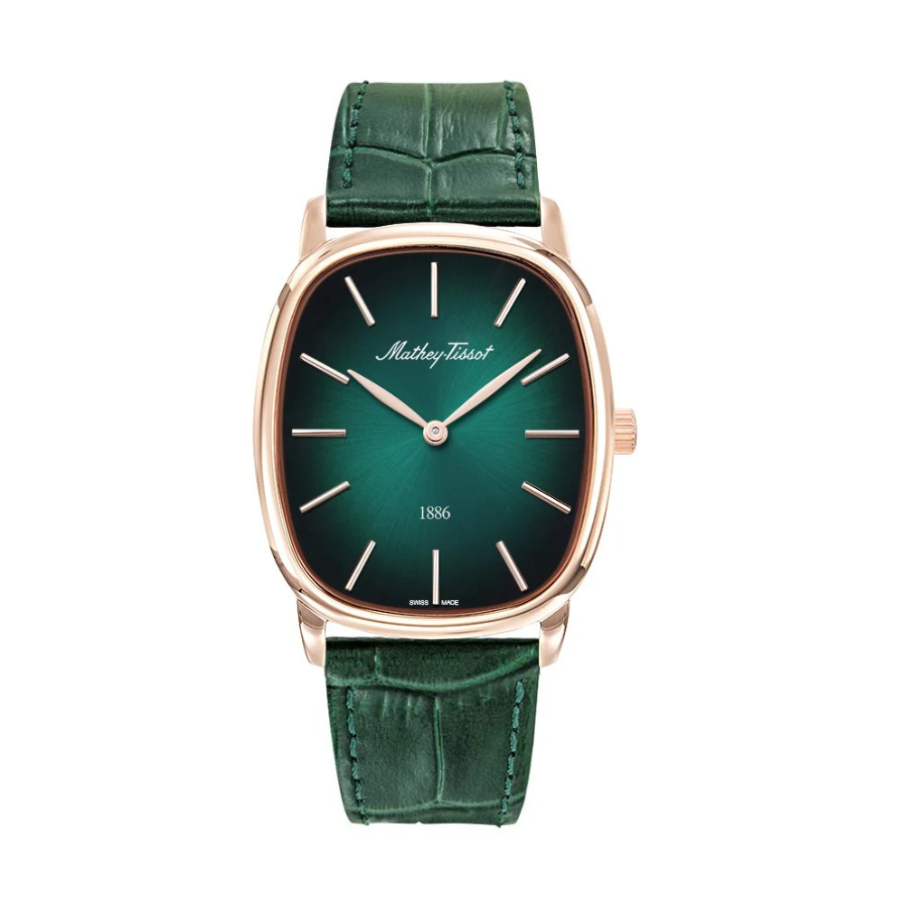 Mathey Tissot Martin Watch (Rose Gold Plated)