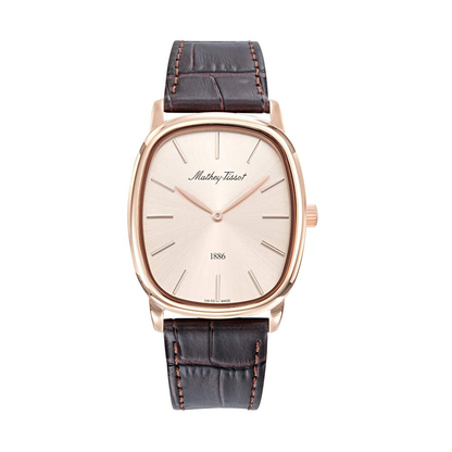 Mathey Tissot Martin Watch (Rose Gold Plated)