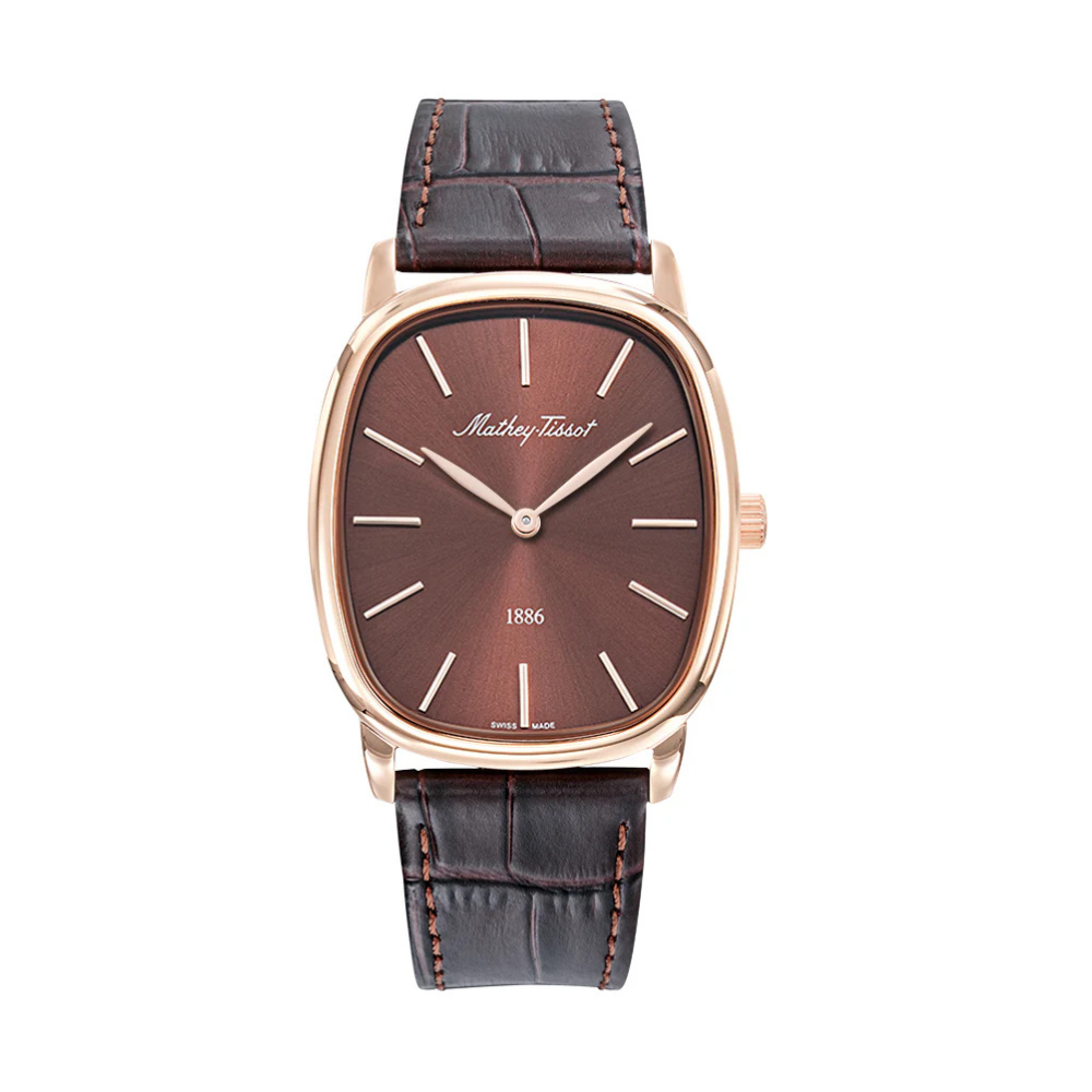 Mathey Tissot Martin Watch (Rose Gold Plated)