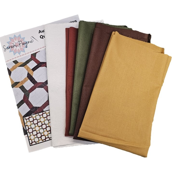 Sarah Payne Autumn Pathways Quilt Kit - Fabric Kit & Pattern