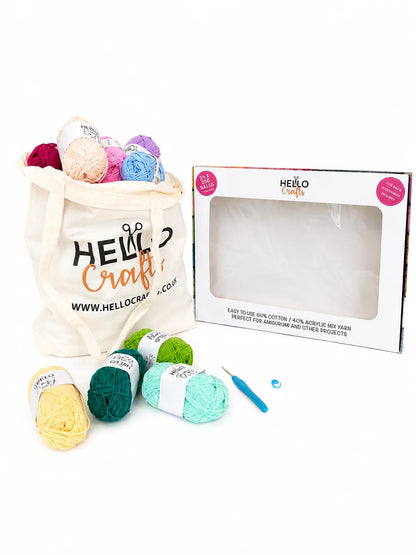 Hello Crafts Easy Gift Box - 24 x 25g Easy Yarn