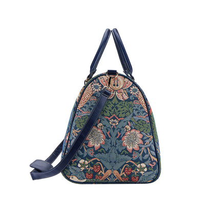 Signare Tapestry William Morris Strawberry Thief Blue Holdall
