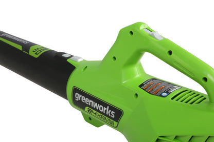 Greenworks 24V Cordless Axial Blower Kit – 2Ah Battery & Charger – product detail or in-use view