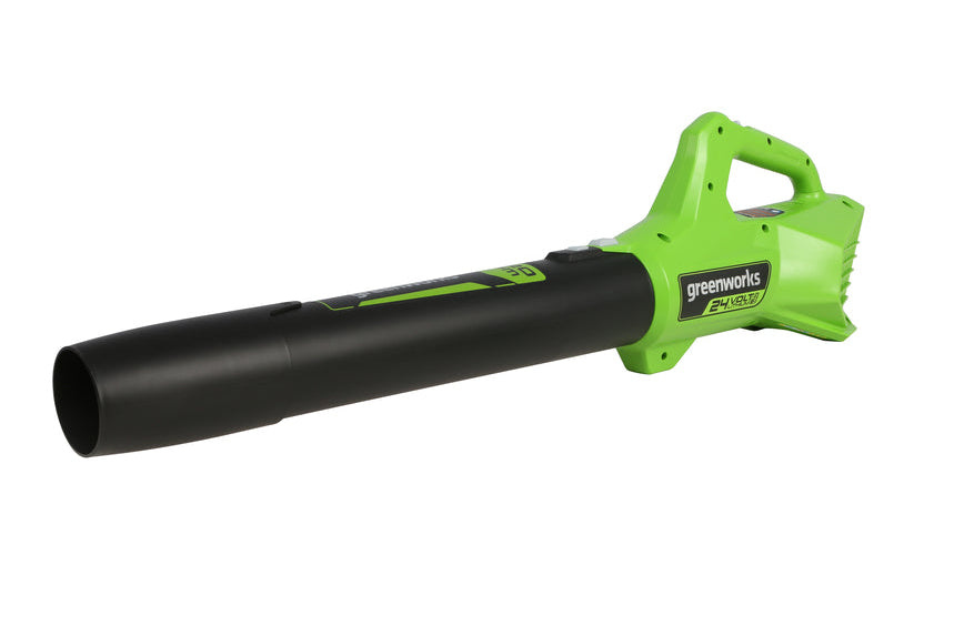 Greenworks 24V Cordless Axial Blower Kit – 2Ah Battery & Charger – product detail or in-use view