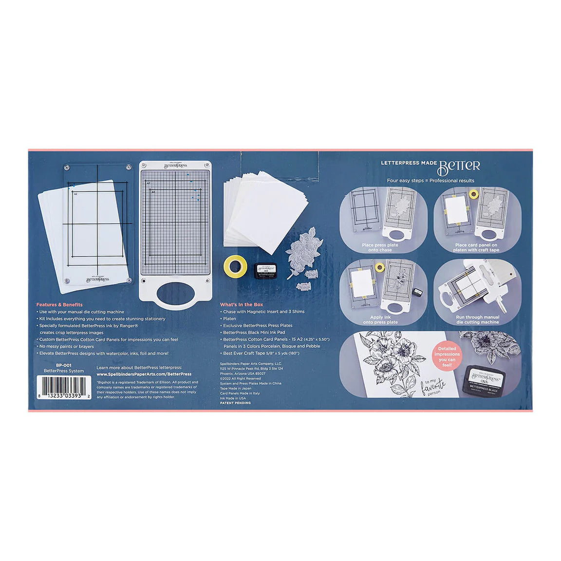 Spellbinders BetterPress Letterpress System | Professional Card Making & Craft Press