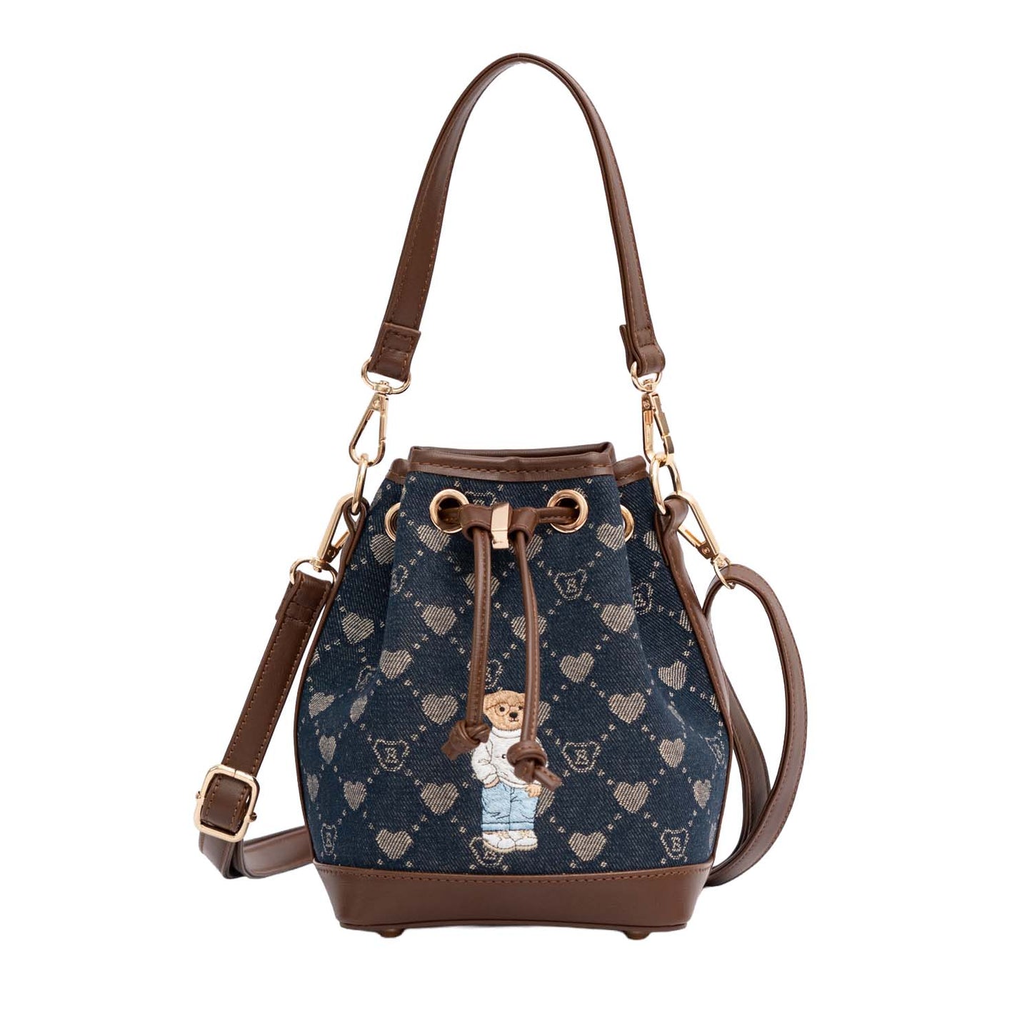 Signare London Bucket Bag B-loved Design in Blue
