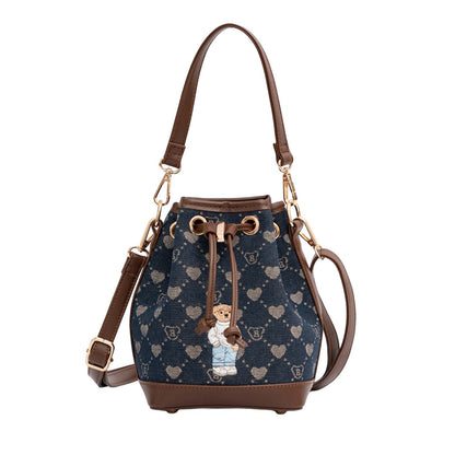 Signare London Bucket Bag B-loved Design in Blue