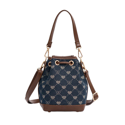 Signare London Bucket Bag B-loved Design in Blue