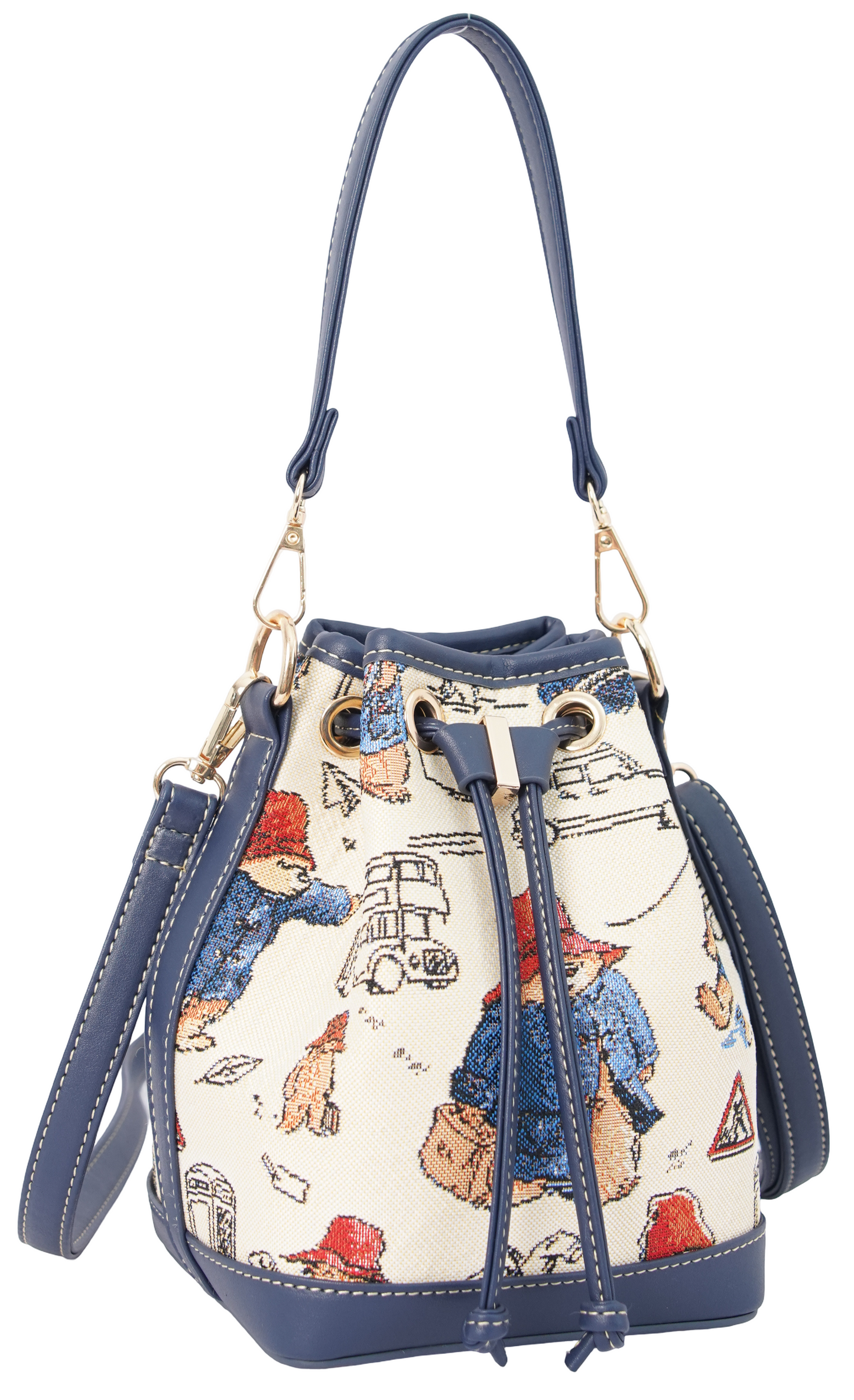 Signare Tapestry Paddington Original Bucket Bag with Zip Glasses Case