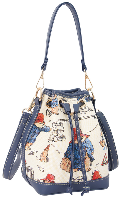 Signare Tapestry Paddington Original Bucket Bag with Zip Glasses Case