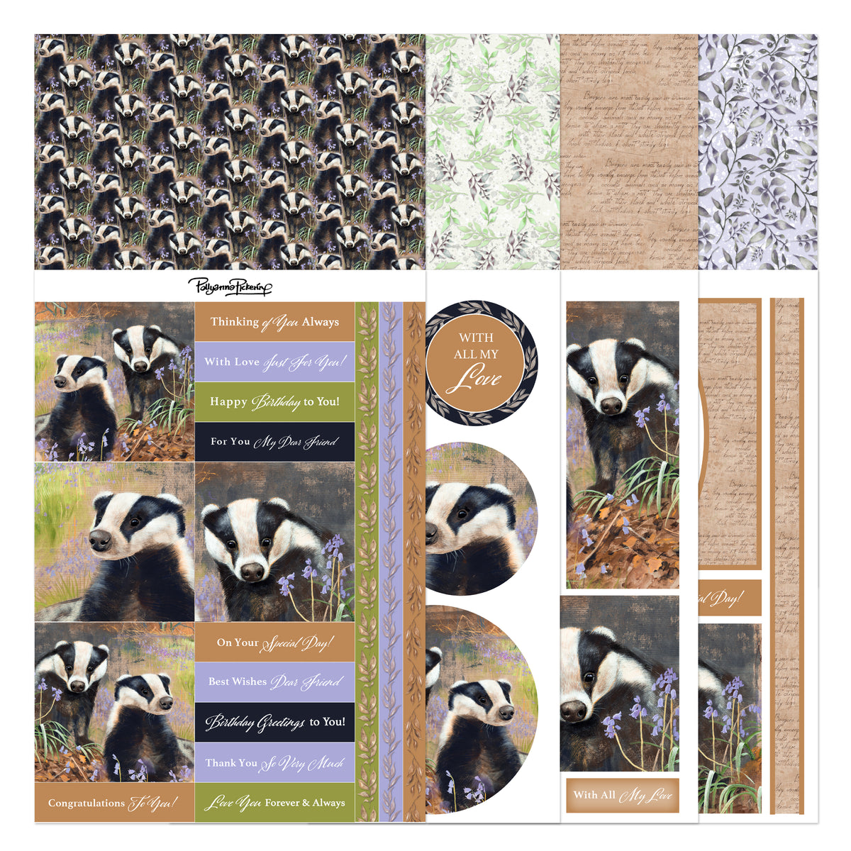 The Crafty Witches Pollyanna Pickering's Norton the Badger Digital Collection