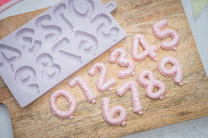 Karen Davies Sugarcraft Balloon Numbers Silicone Mould