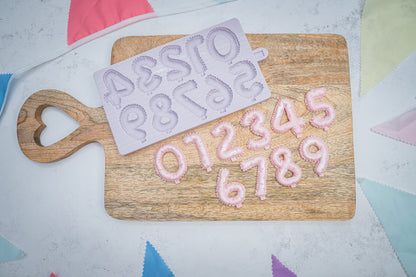 Karen Davies Sugarcraft Balloon Numbers Silicone Mould
